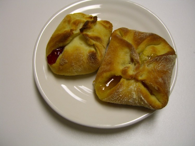 Apricot and Raspberry Kolaches