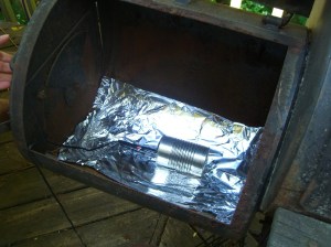 Make-shift smoke generator