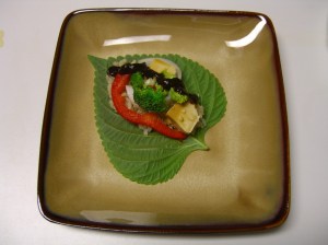 Plated and stuffed ganep