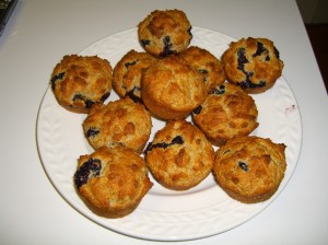 blueberry muffin batch1 Blueberry goodness x 11