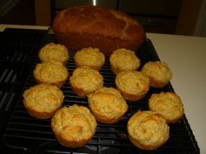 Zucchini bread and squash muffins