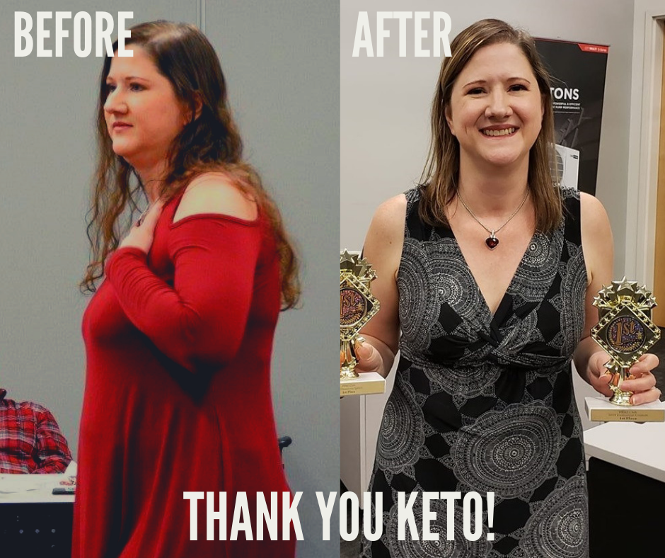 Before & AFTER THank you keto!